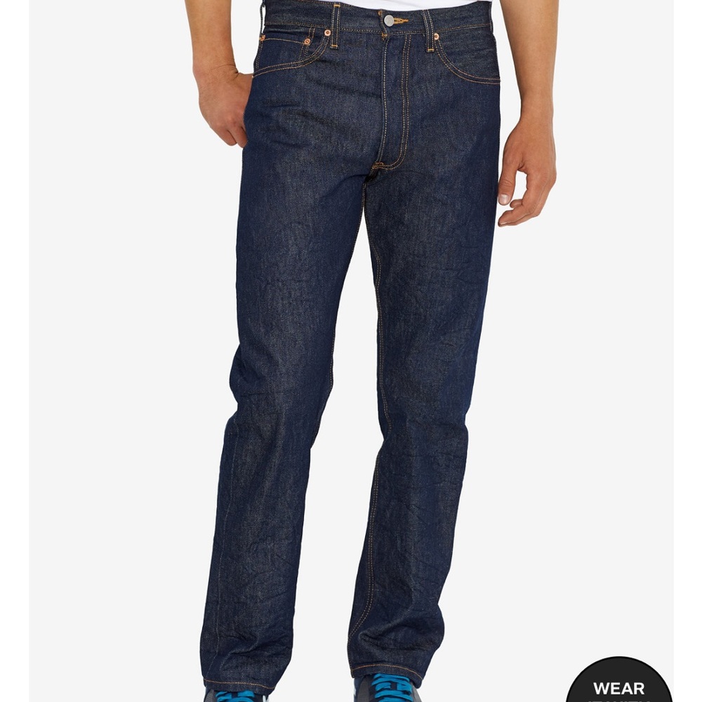 Levi shrink to fit 501 jeans